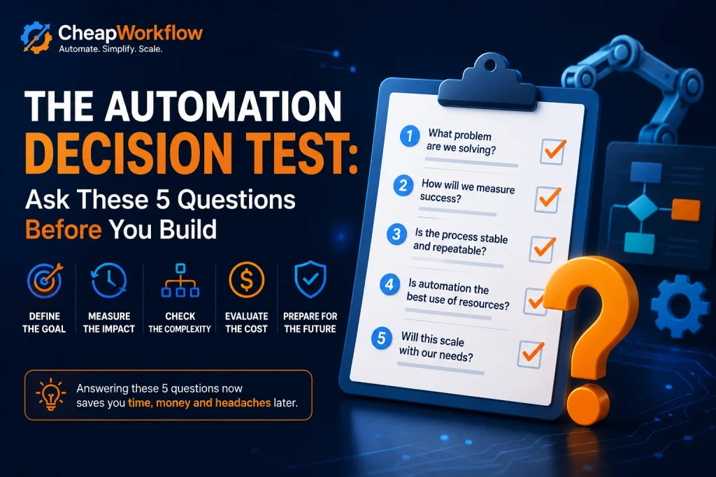 Automation Decision Test