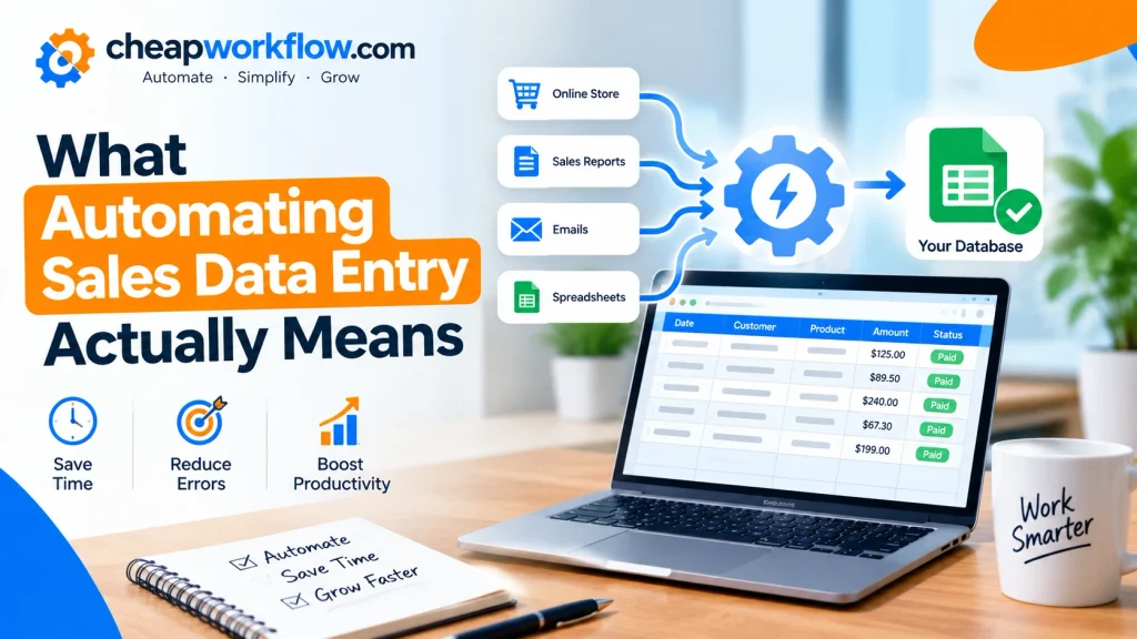 Automating Sales Data Entry