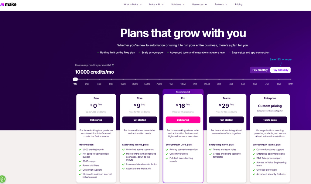 MAKE PRICING