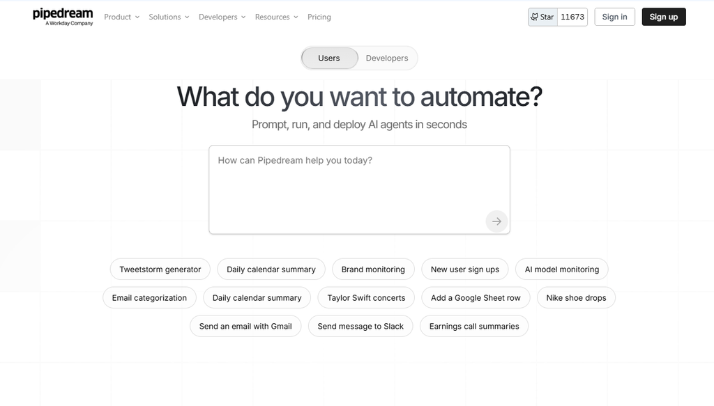 Pipedream AUTOMATE