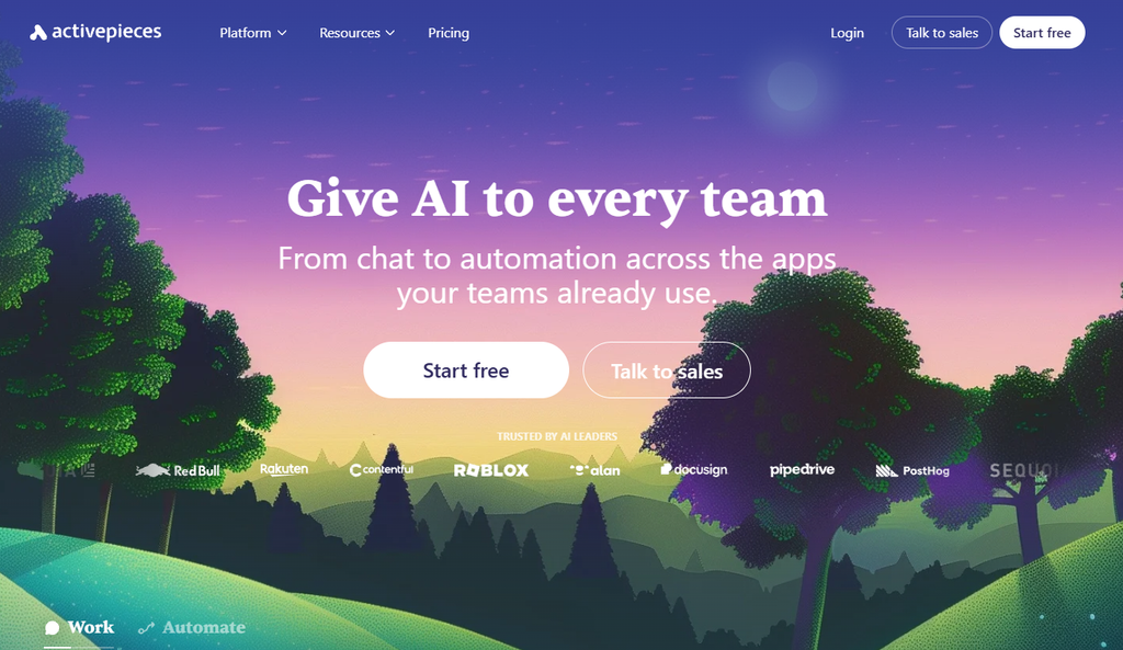 Activepieces AUTOMATE