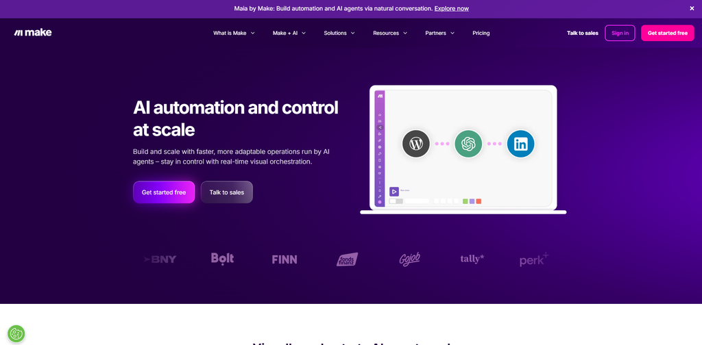 make no-code automation tools 