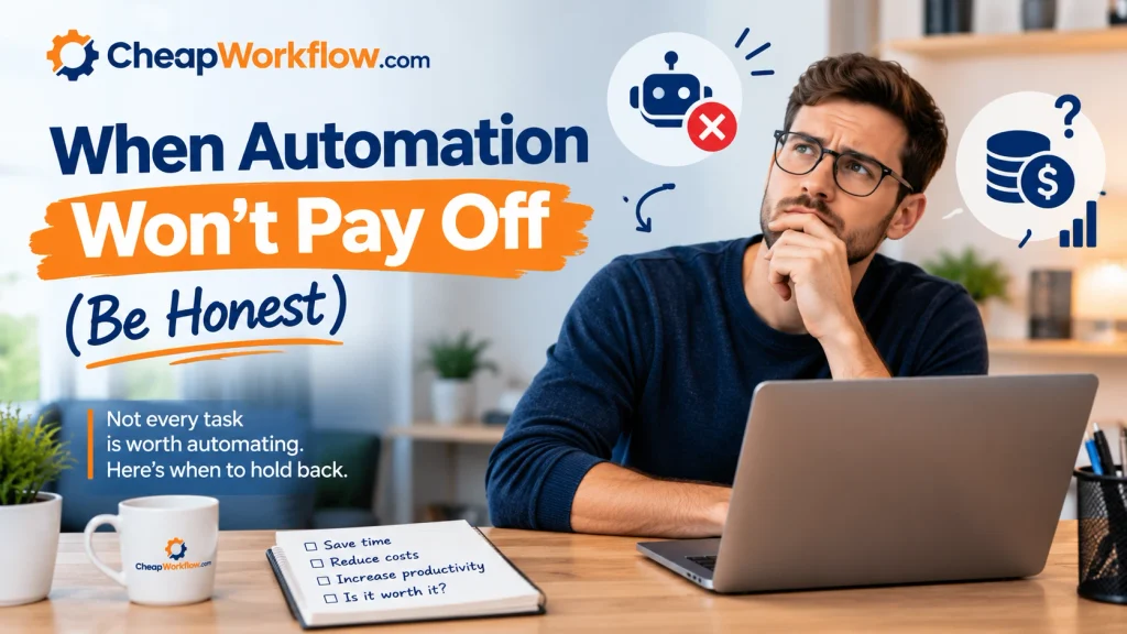 When Automation Won't Pay Off